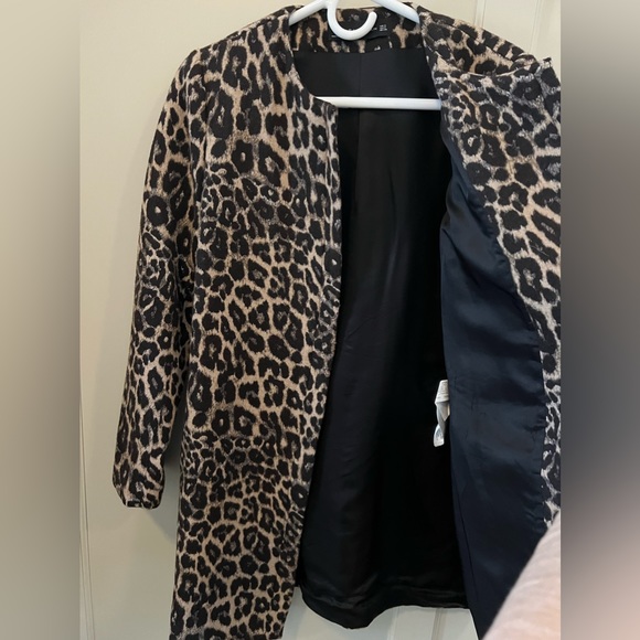 Zara Animal Print Shift Jacket - Picture 6 of 6